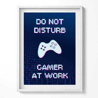 Kép keretben Felirat egy játékosnak 