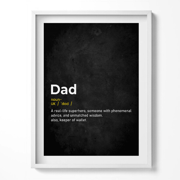 Keretezett kép Creative definition of dad