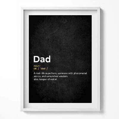 Keretezett kép Creative definition of dad