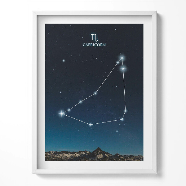 Keretezett kép Zodiac constellation Capricorn