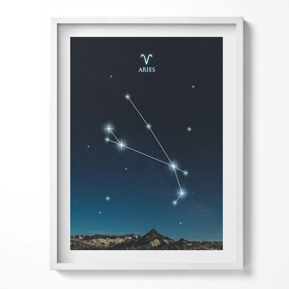 Kép keretben Zodiac constellation Aries