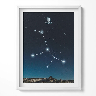 Kép keretben Szűz csillagkép