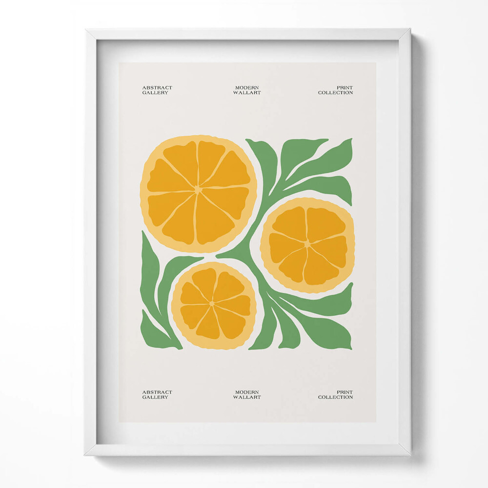 Kép keretben Növények és virágok illusztrációja