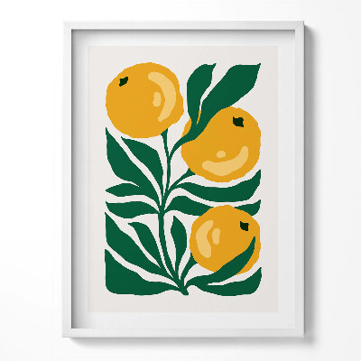 Keretezett kép Növények és virágok illusztrációja