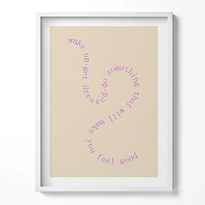 Kép keretben Motivációs inspiráló mondat