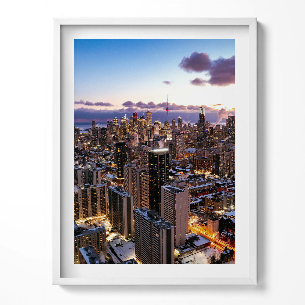 Keretezett kép Madártávlatból nagyváros építészet