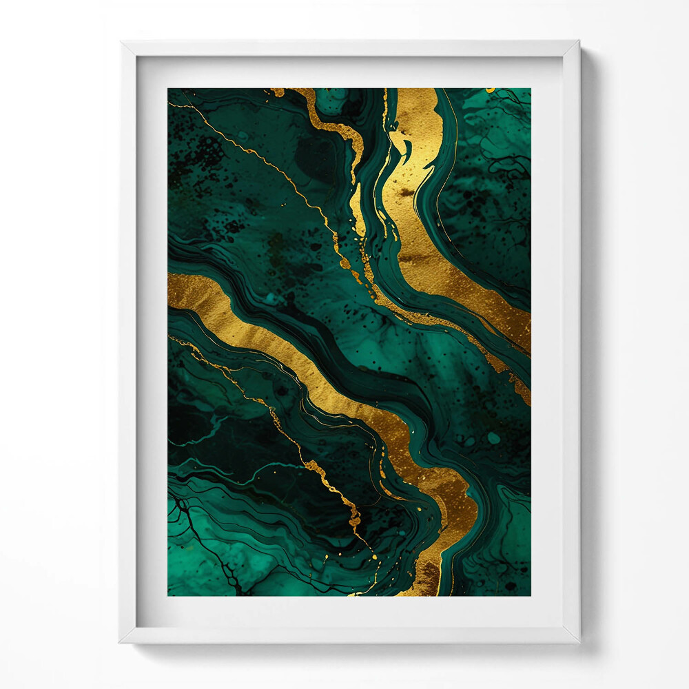 Kép keretben Glamour textúra arannyal