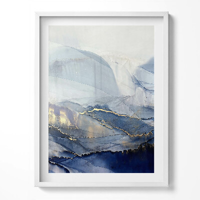 Kép keretben Absztrakt arannyal