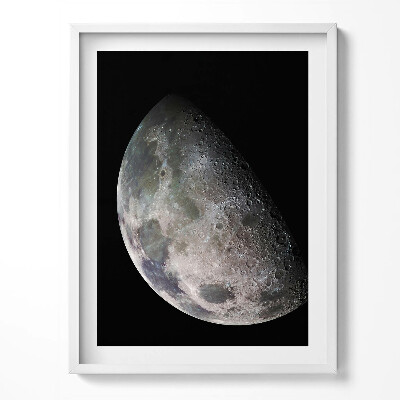Keretezett kép Hold a fekete égen