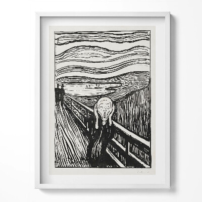 Kép keretben Edward Munch 