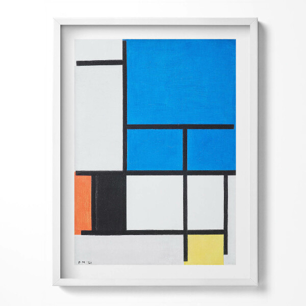 Kép keretben Geometrikus modern absztrakció