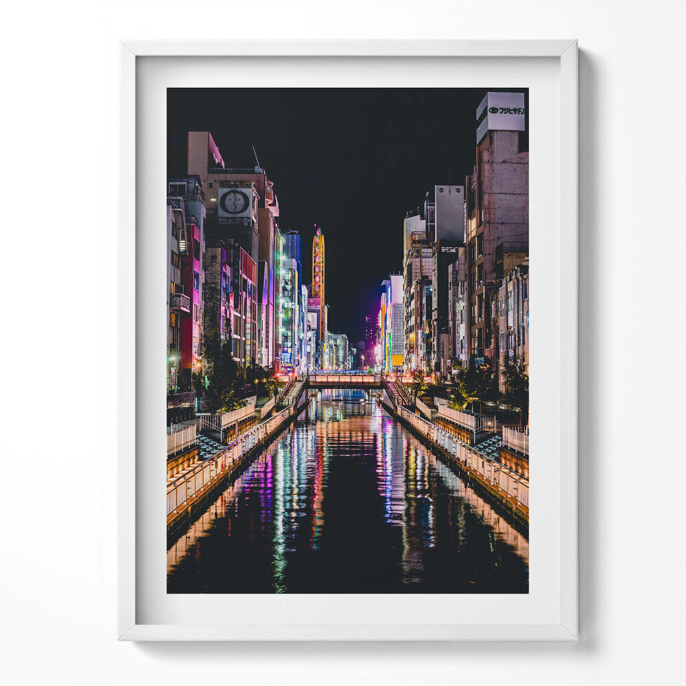 Keretezett kép Hegyi tó és naplemente