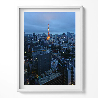 Kép keretben Esti város