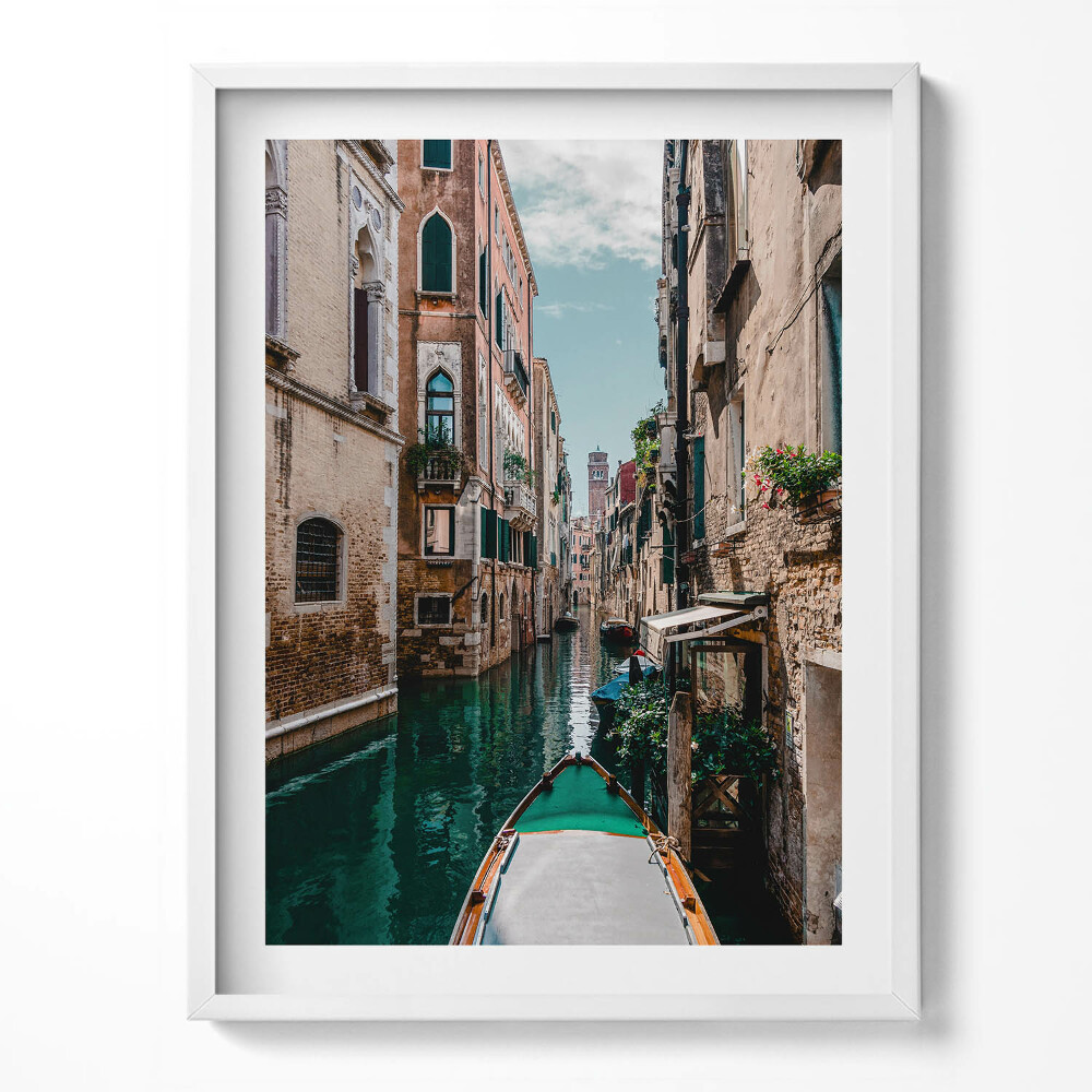 Keretezett kép Színes ara papagáj egy ágon