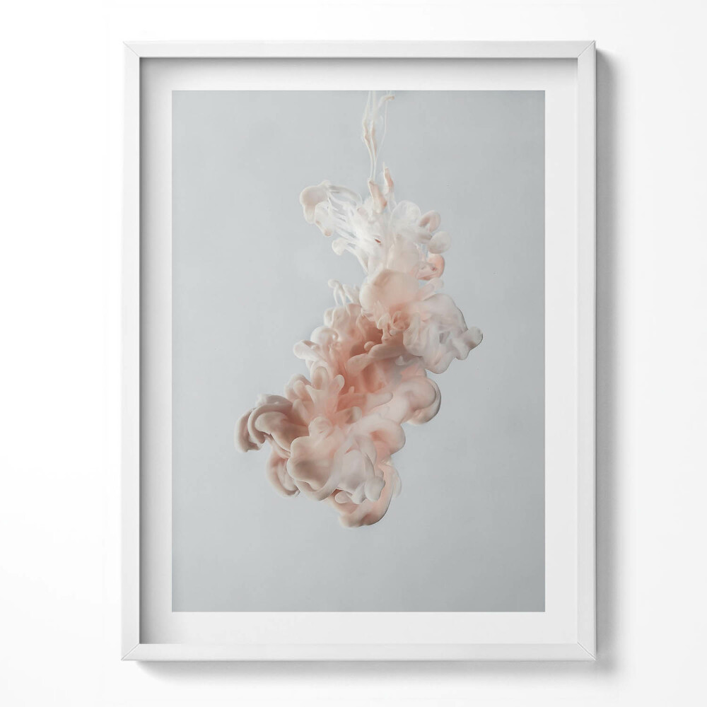 Kép keretben Kép egy hegyi vízesésről