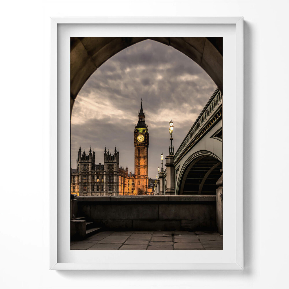 Kép keretben A Big Ben látképe Londonban