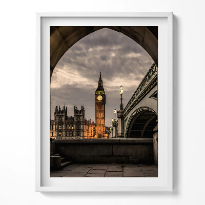 Kép keretben A Big Ben látképe Londonban