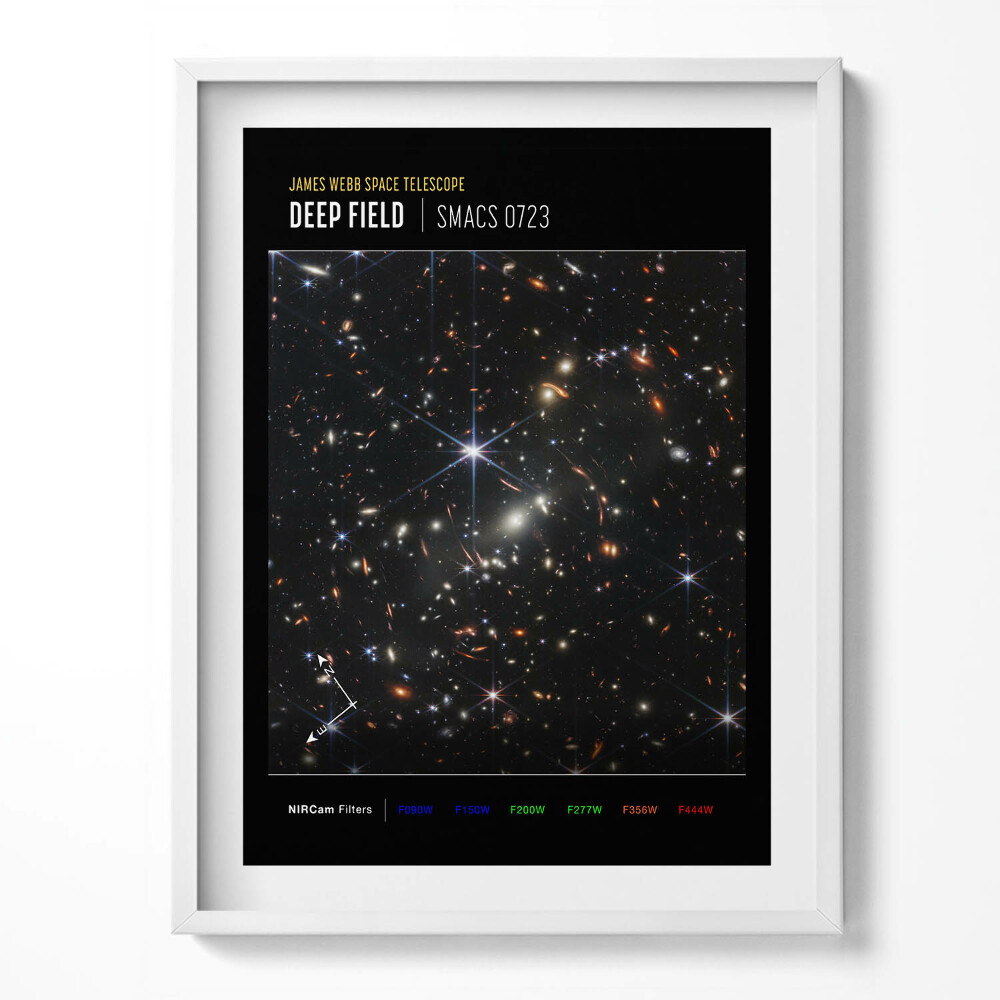 Keretezett kép Plakát űr témájú NASA képek