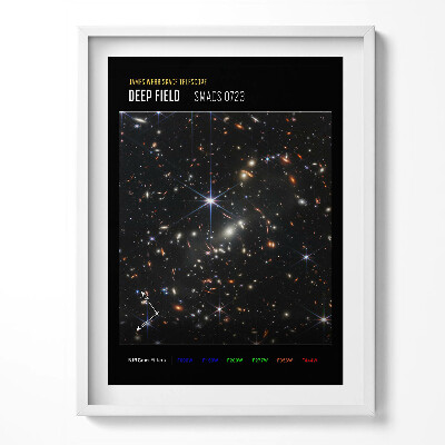 Keretezett kép Plakát űr témájú NASA képek