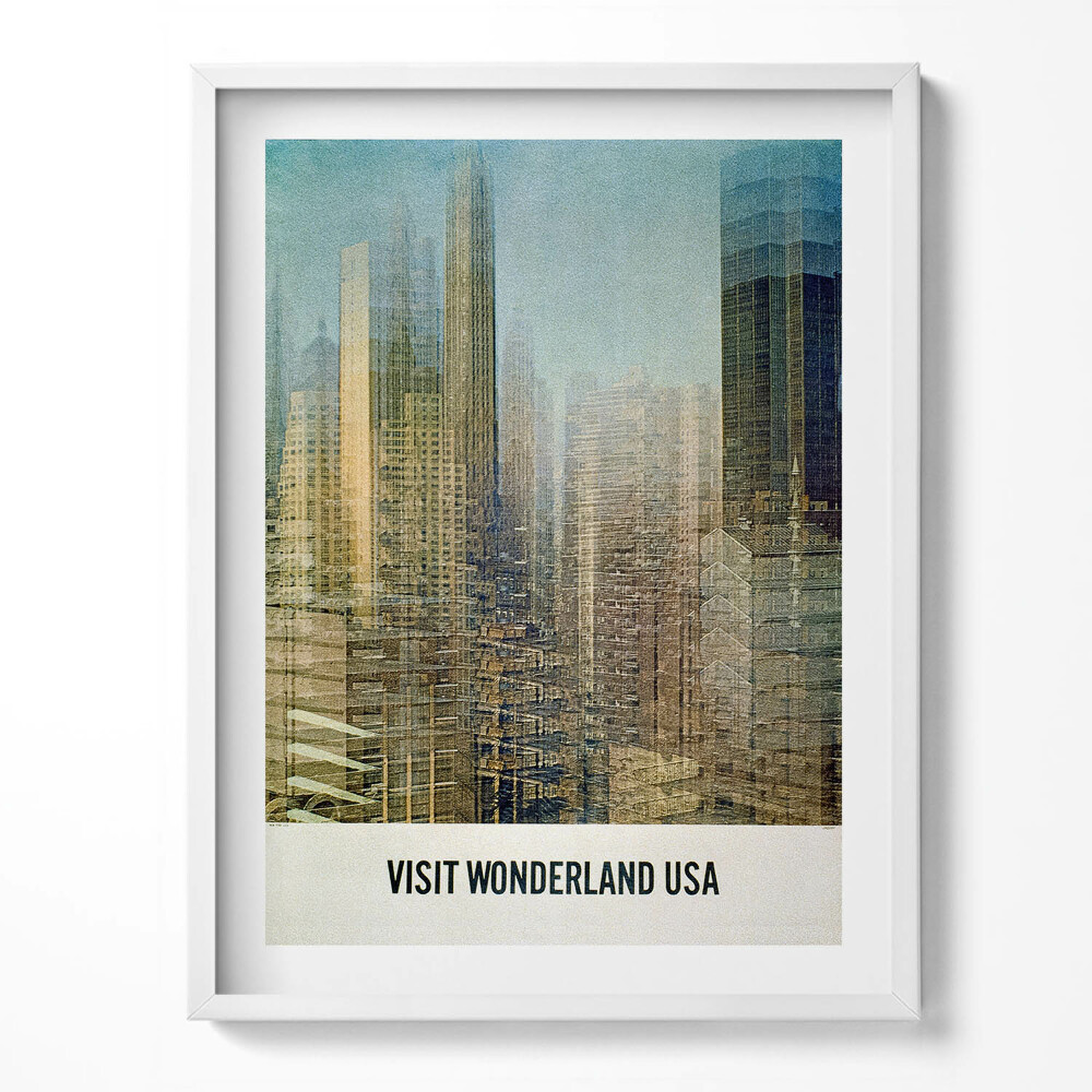 Keretezett kép Illusztráció amerikai épületekről