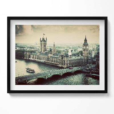 Kép keretben Látkép a Westminster-palotáról