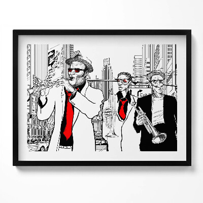 Kép keretben Jazzzenészek városi környezetben