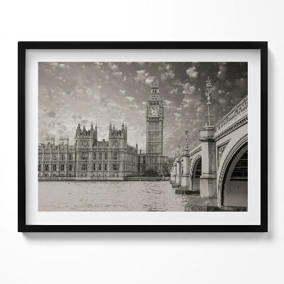Kép keretben Big Ben és a Parlament