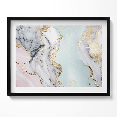 Kép keretben Absztrakt márvány mintázat