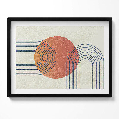 Kép keretben Absztrakt geometriai mintázat