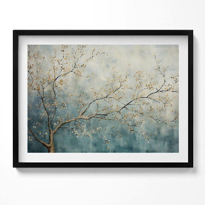 Kép keretben Tavaszi faágak lágy színek