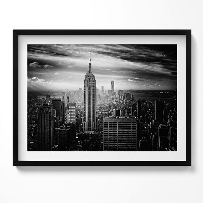 Kép keretben Empire State Building városi táj