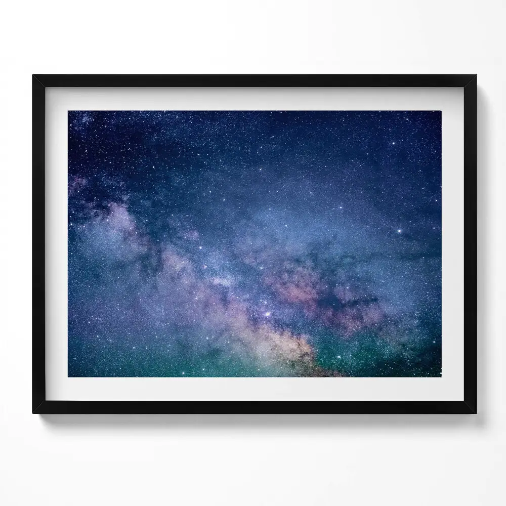 Kép keretben Csillagos égbolt és galaxis