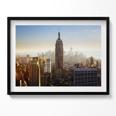 Kép keretben Empire State Building városképe