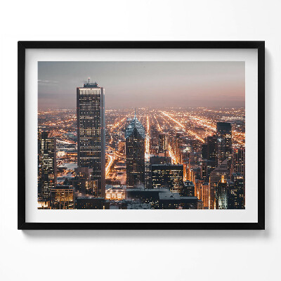 Kép keretben Városi éjszakai látkép