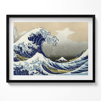Kép keretben Hatalmas hullám Fuji-hegy