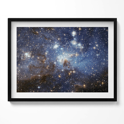 Kép keretben Csillagos égbolt galaxisokkal