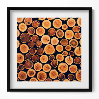 Keretezett falikép Fakitermékek keresztmetszete