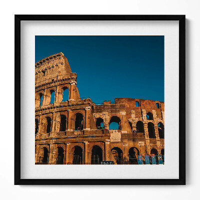 Keretezett falikép Római Colosseum részlete