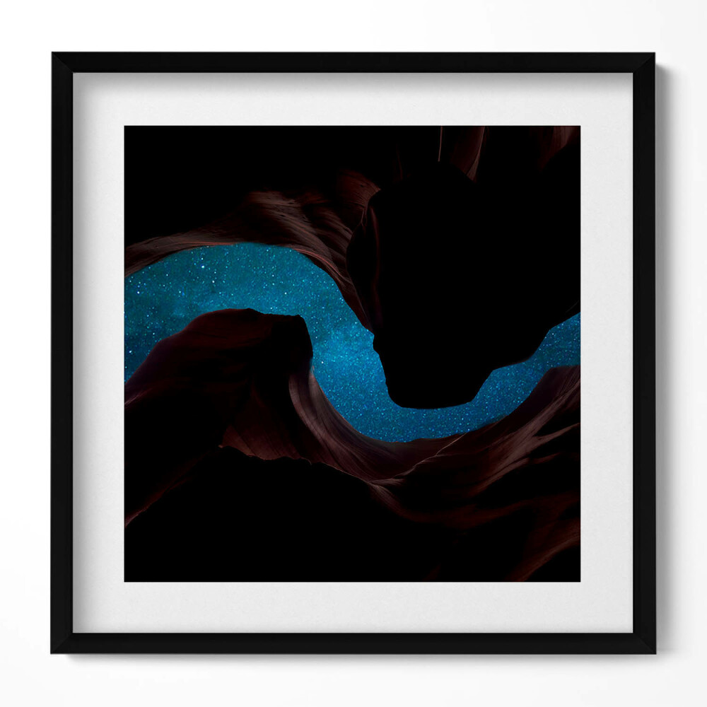 Keretezett falikép Csillagos égbolt szurdokban