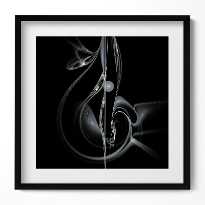 Keretezett falikép Absztrakt zenei motívum