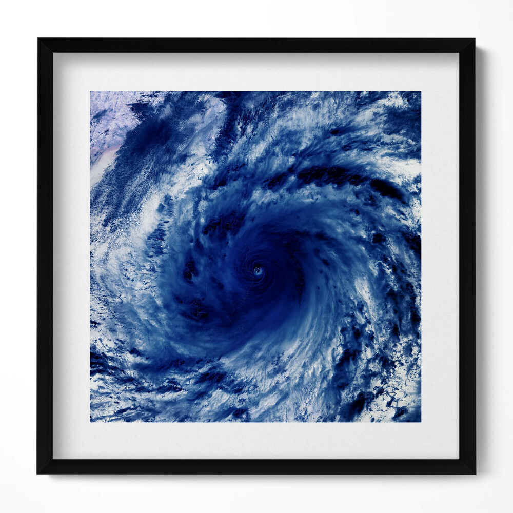 Keretezett falikép Forgó viharfelhők