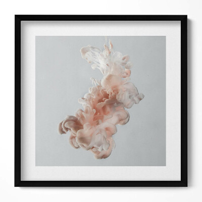 Keretezett falikép Absztrakt lágy színű forma