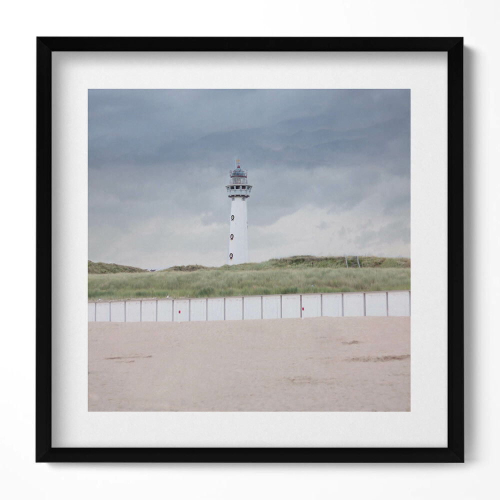 Keretezett falikép Tengerparti világítótorony