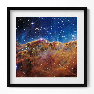 Keretezett falikép Csillagköd és csillagok
