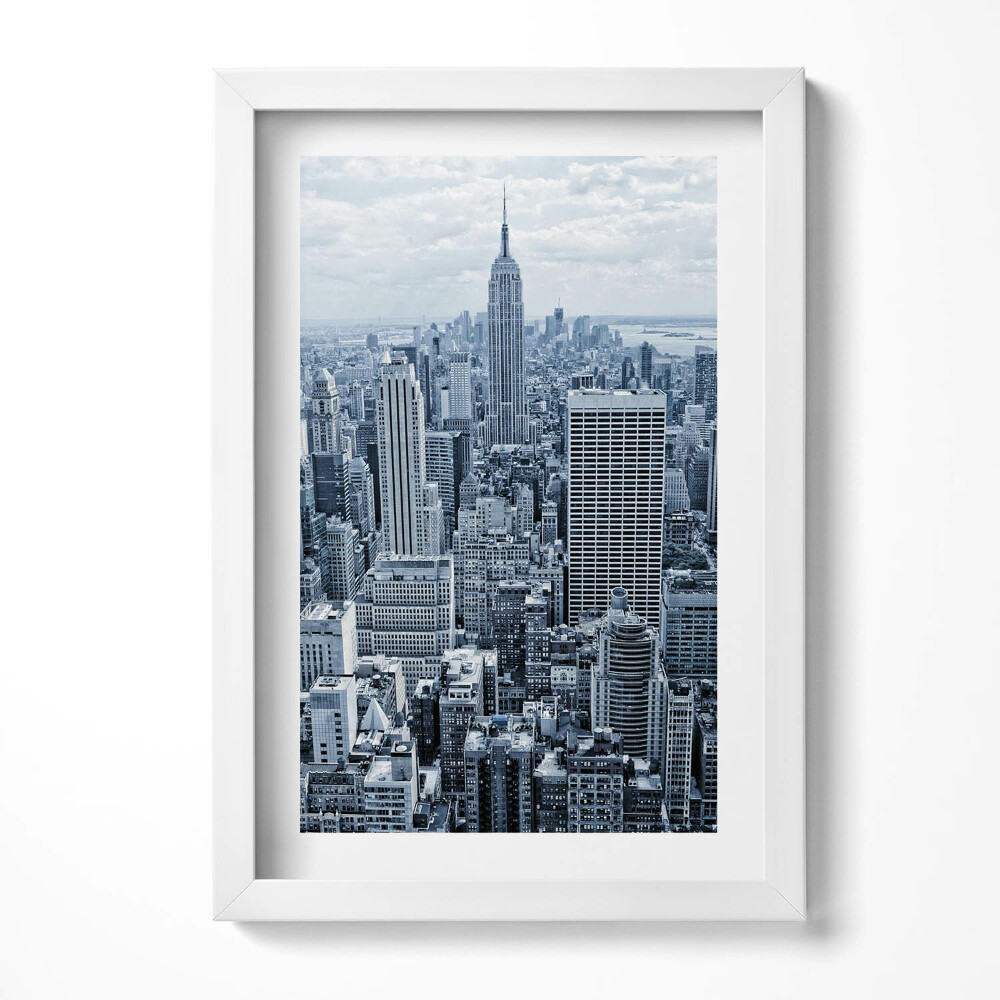 Keretezett kép New York város panorámája