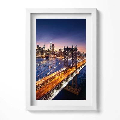 Keretezett kép Híd és városi látkép