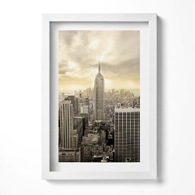 Keretezett kép New York-i városkép Empire State Building