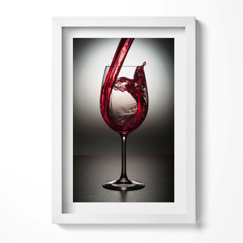 Keretezett kép Vörös boros pohár