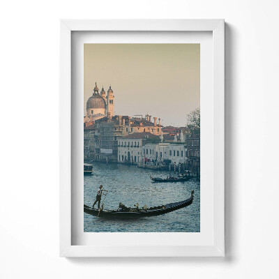 Keretezett kép Velencei gondola a vízen