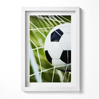 Keretezett kép Foci labda a hálóban